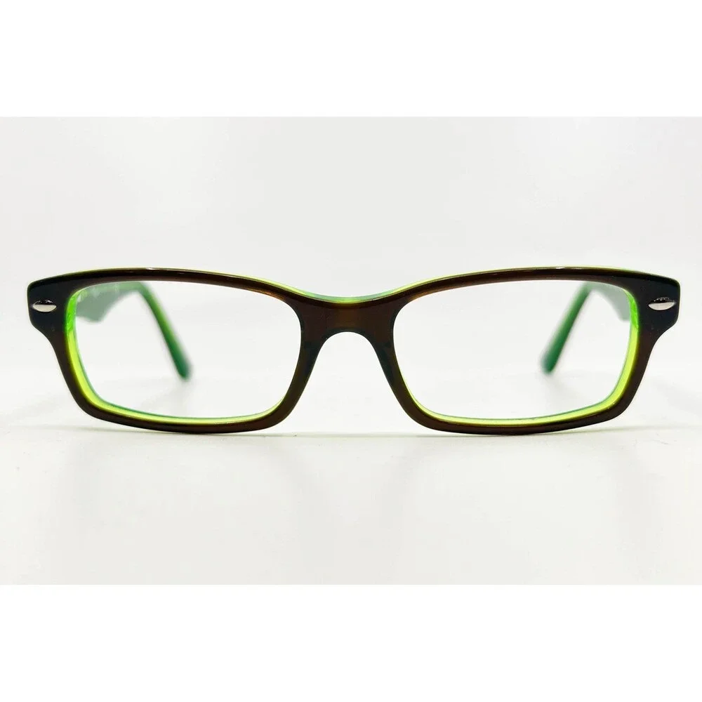 Ray-Ban Kids Eyeglasses RB 1530 3665 48-16-130 Green Black Rectangular Frames
